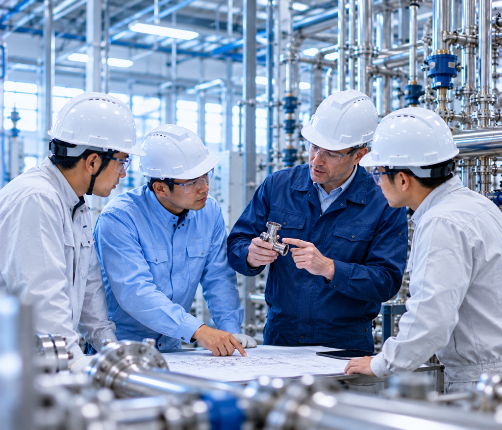 Kỹ sư trao đổi và đào tạo kỹ thuật hệ thống High-Purity