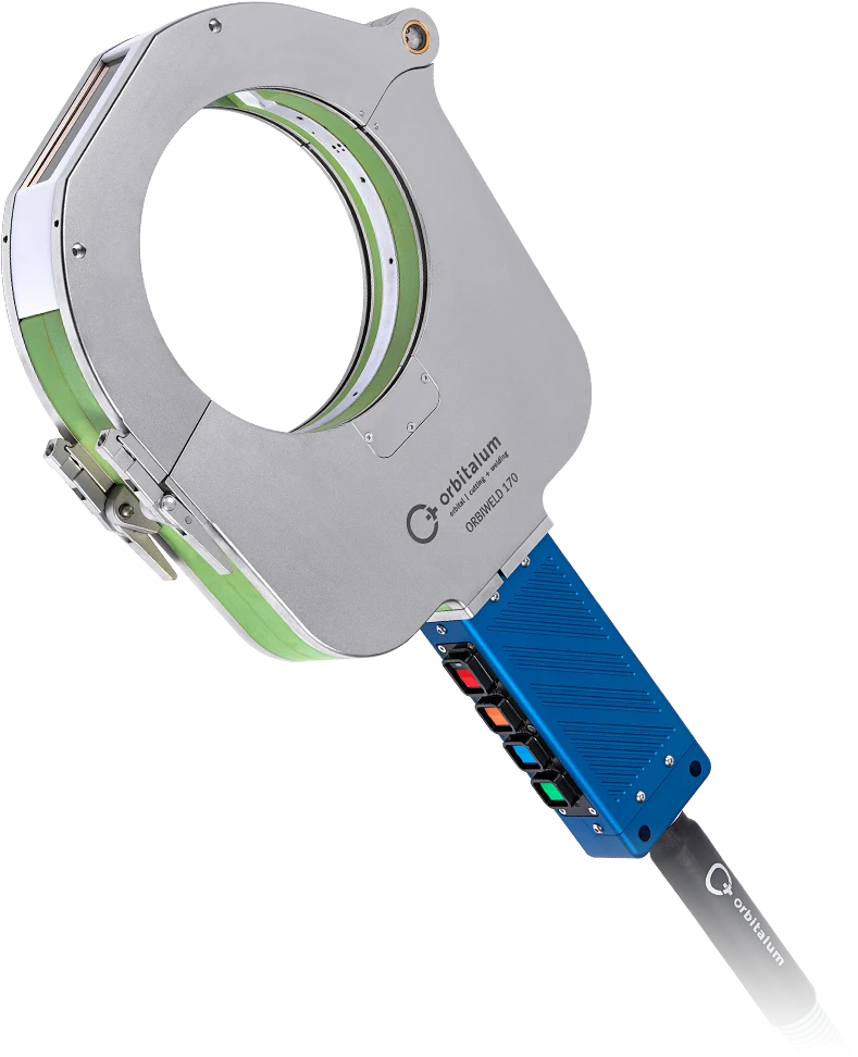 Đầu hàn orbital kín ORBIWELD 170 của Orbitalum cho đường kính ống 50 đến 170 mm
